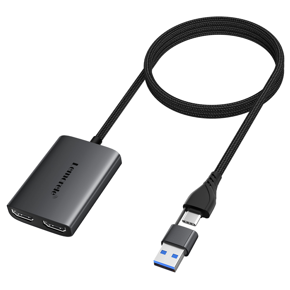 Hdmi Adapter Tablet - Lemorele Çift HDMI Adaptörü 4K Tip
