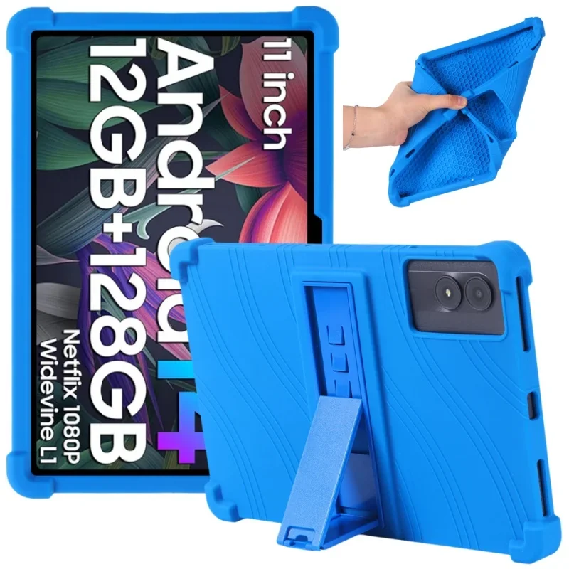 Oukitel Tablet Accessories - Cornors yumuşak silikon kapak için Kickstand