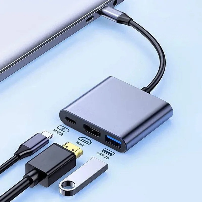 Hdmi Adapter Tablet - USB C HUB 3in1 Tip C