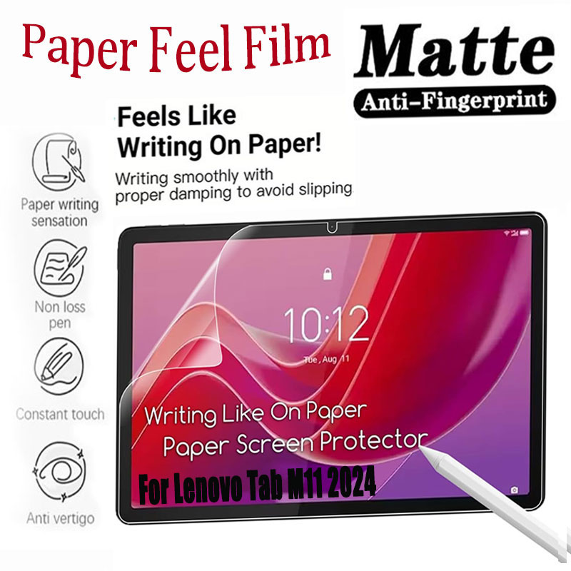 Tablet Accessories Lenovo - Mat Kağıt Hissediyorum Film Lenovo Tab