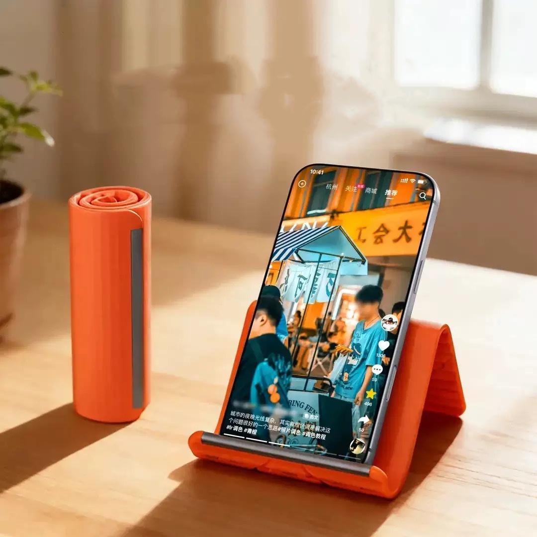 Tablet Stand Accessories - Tembel Taşınabilir Telefon Standı Silikon Masaüstü