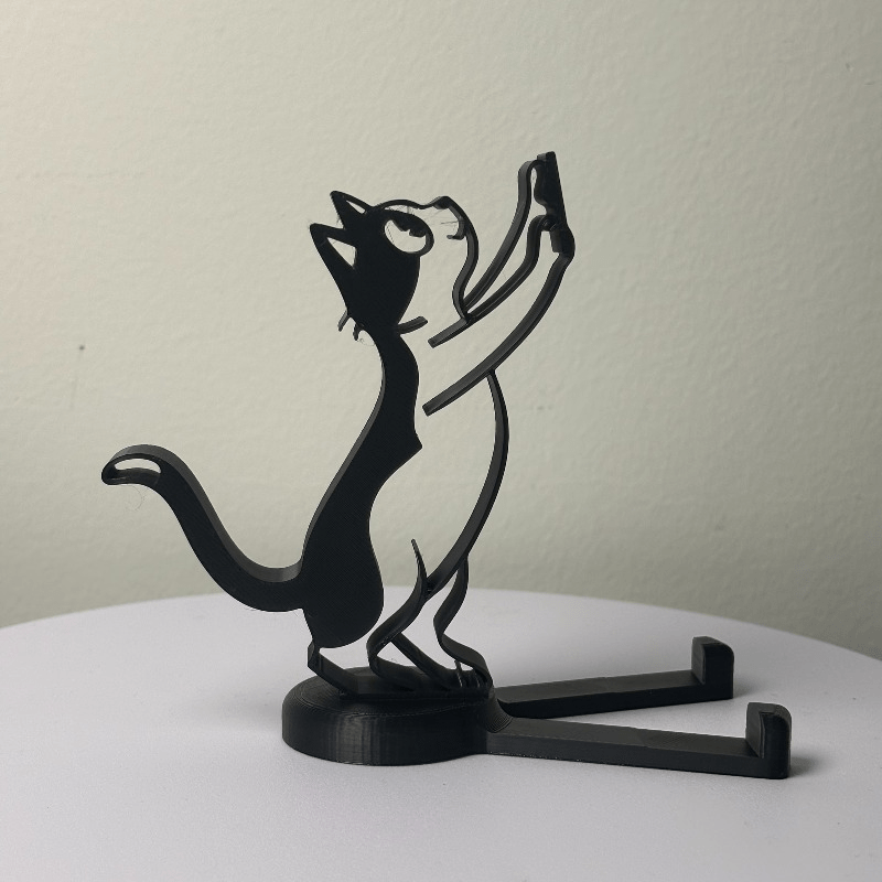 Soyut Oyuk Çizgili Kedi Telefo - Tablet Stand Accessories incelemesi ve fiyatı