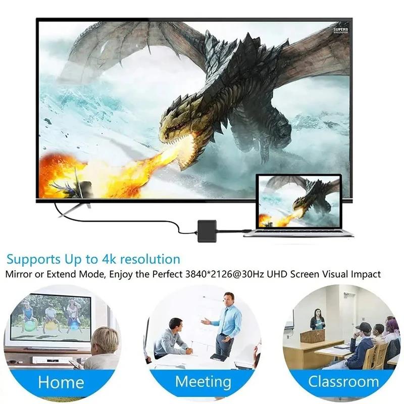 USB-C - HDMI uyumlu 3'ü 1 Arad - Hdmi Adapter Tablet incelemesi ve fiyatı