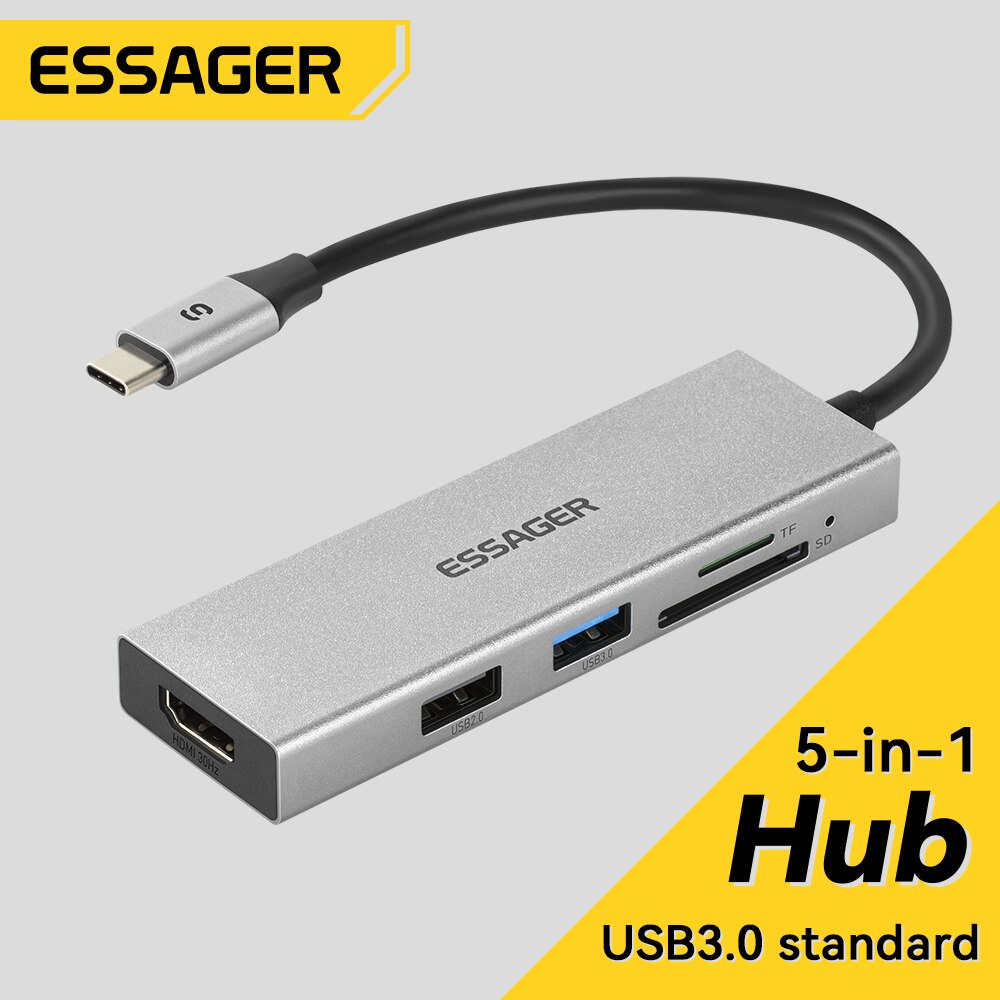 Essager 5 in 1 USB C HUB HDMI- - Hdmi Adapter Tablet incelemesi ve fiyatı