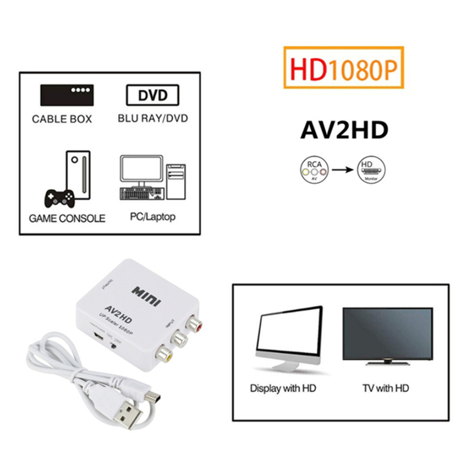 HDMI uyumlu AV RCA Dönüştürücü - Hdmi Adapter Tablet incelemesi ve fiyatı