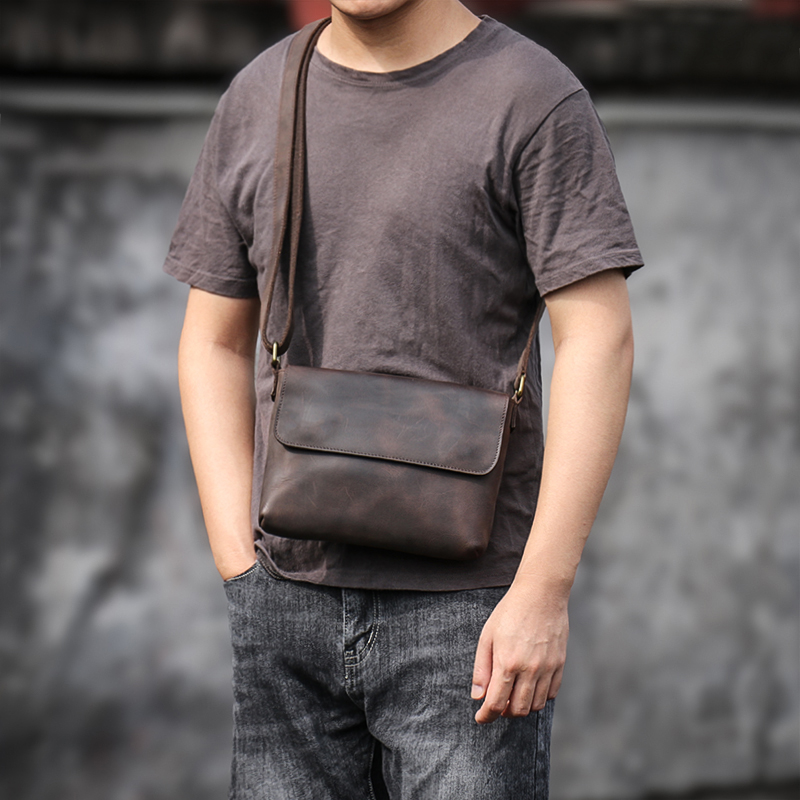 GURO Vintage hakiki deri omuzd - Tablet Shoulder Bag incelemesi ve fiyatı
