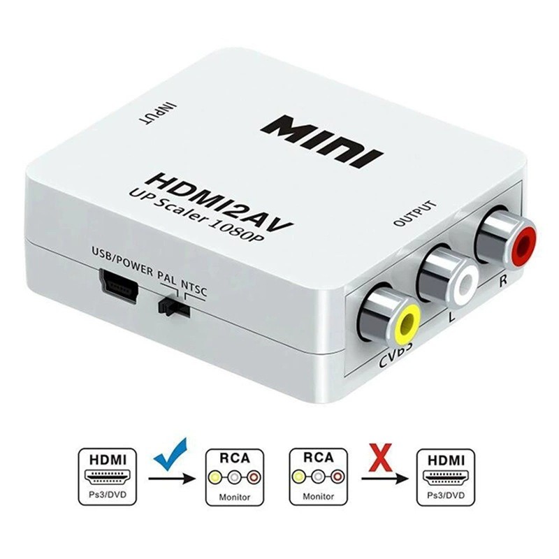 1080P HDMI Uyumlu AV RCA Dönüş - Hdmi Adapter Tablet incelemesi ve fiyatı
