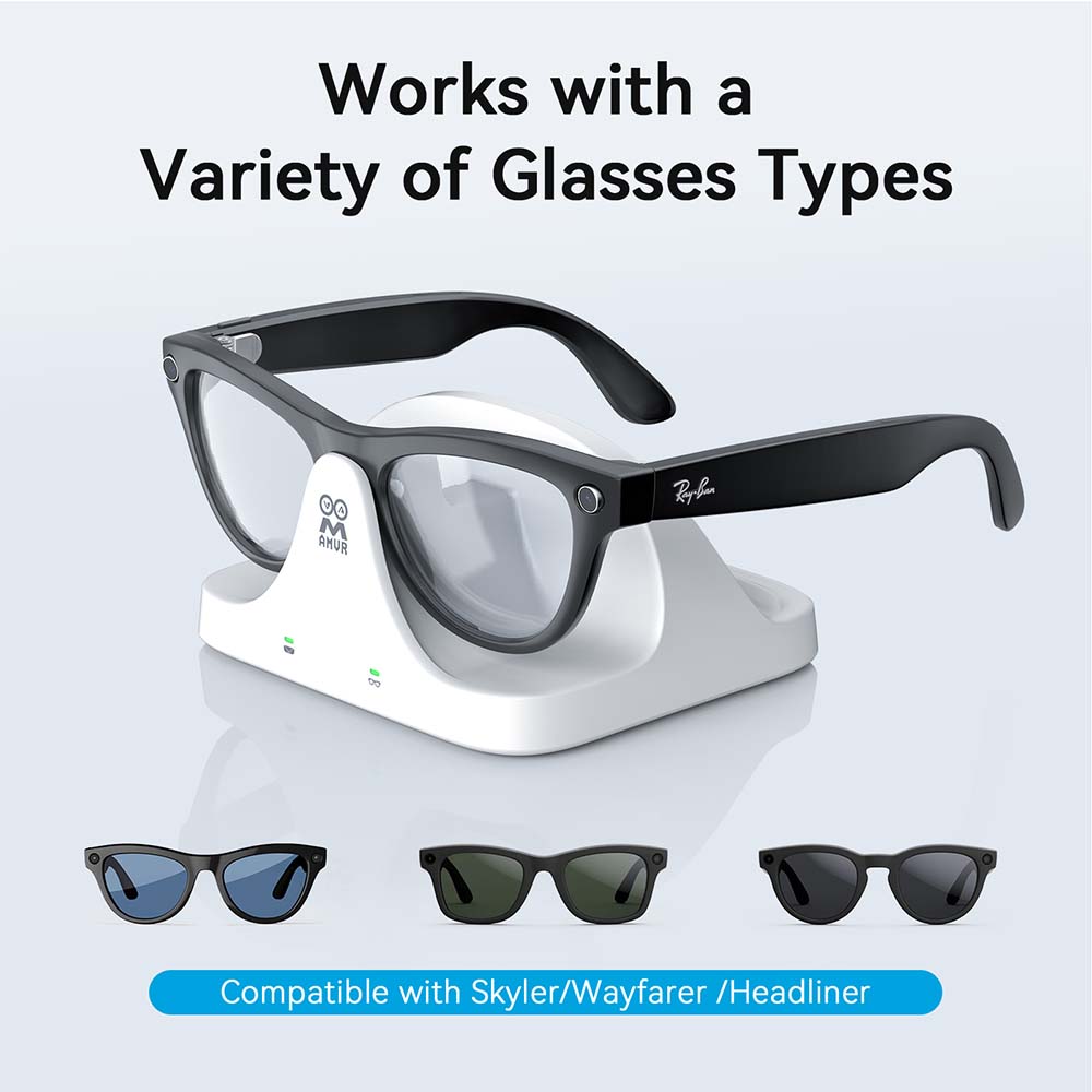 AMVR Şarj Standı Ray Ban Meta  - Magnetic Case Smart incelemesi ve fiyatı